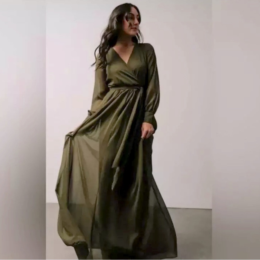 Baltic Born Lydia Maxi Dress - XL - Olive green - NWT